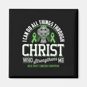 Ich kann alles durch Christus-Bil-Duktanze machen Magnet