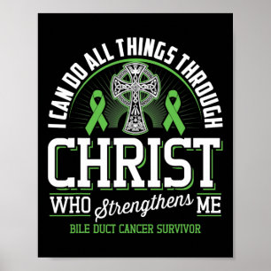 Ich kann alles durch Christus-Bil-Duktanze machen Poster