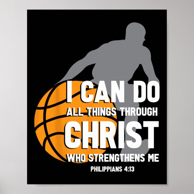 Ich kann alles durch Christus Christlich durch Bys Poster (Vorne)