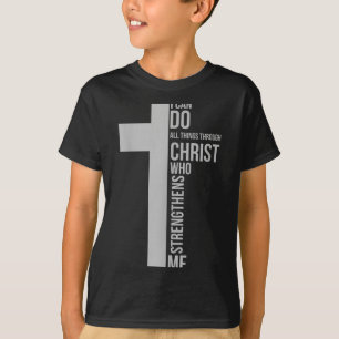 Ich kann alles durch Christus, der mich durch das  T-Shirt