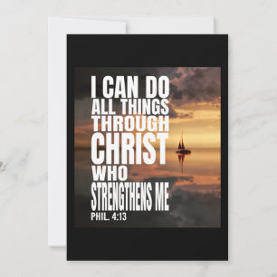 ICH KANN ALLES DURCH CHRISTUS, DER MICH STÄRKT EINLADUNG