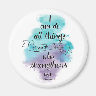 Ich kann alles durch Christus machen Magnet