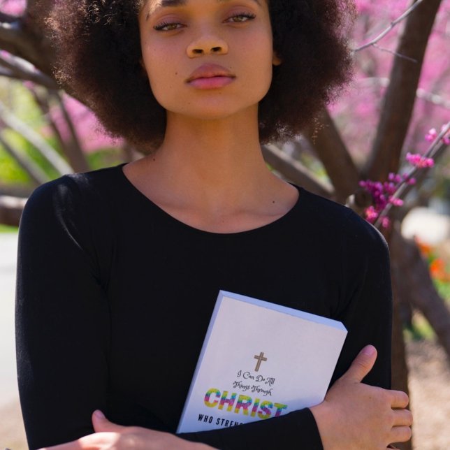 Ich kann alles durch Christus tun, der stärkt Notizbuch (Von Creator hochgeladen)