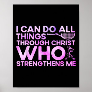 Ich kann alles durch Christus tun, der stärkt Poster