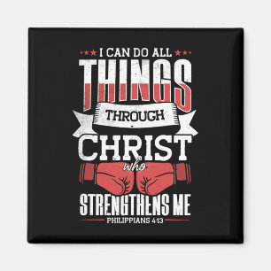 Ich kann alles durch Christus tun Magnet