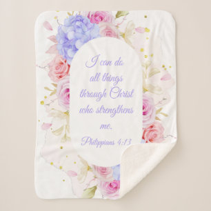 Ich kann alles durch Christus tun - Philippinen 4 Sherpadecke