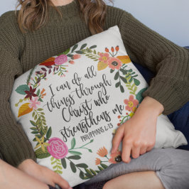 Ich kann alles durch Christus tun, Philippinen Kissen