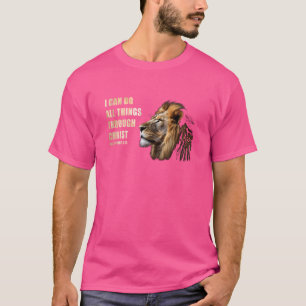 Ich kann alles durch Christus u2013 Philippien tun T-Shirt