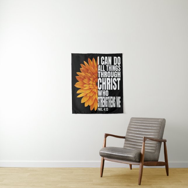 Ich kann alles durch das Handgelenk machen, das st Wandteppich (Beispiel)