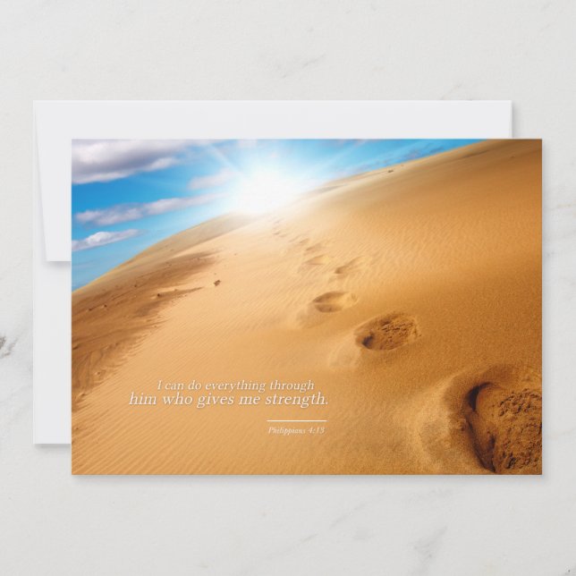 Ich kann alles durch Him Postcard Inspirati tun (Vorderseite)