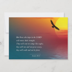 Ich kann alles durch Ihn Postkarte Inspirati