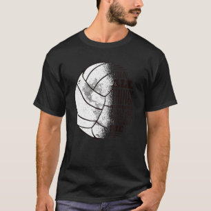 Ich kann alles Funny Volleyball Design Volley mach T-Shirt