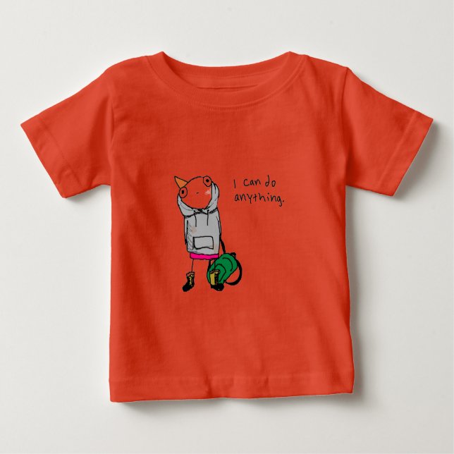 Ich kann alles tun. baby t-shirt (Vorderseite)