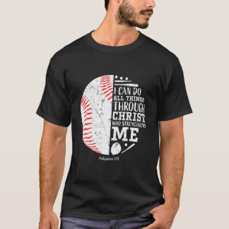 Ich kann alles tun Baseball Geschenke Jugendliche  T-Shirt