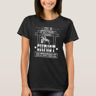 Ich kann alles tun durch Christus-Barrel-Rennen C T-Shirt