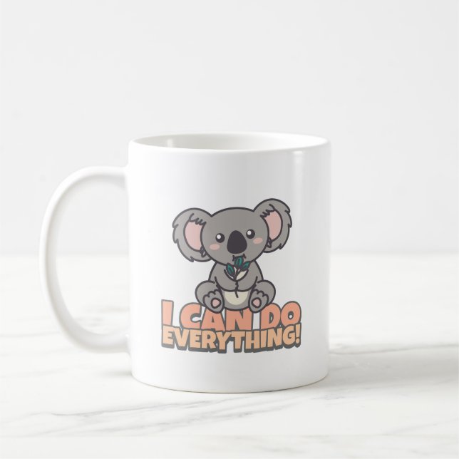 Ich kann alles tun kaffeetasse (Links)