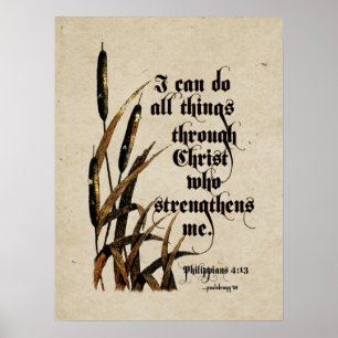 Ich kann alles tun (Philippinen 4:13) Poster