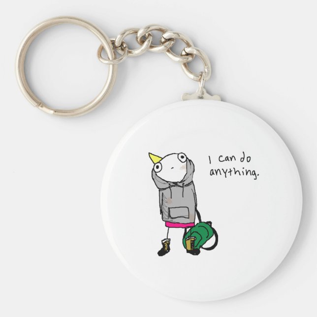 Ich kann alles tun. schlüsselanhänger (Vorne)