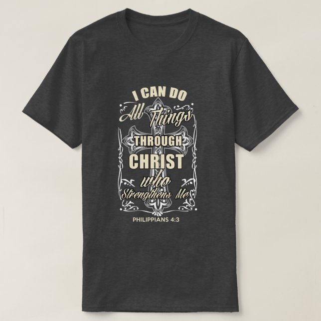 Ich kann alles tun T-Shirt (Design vorne)