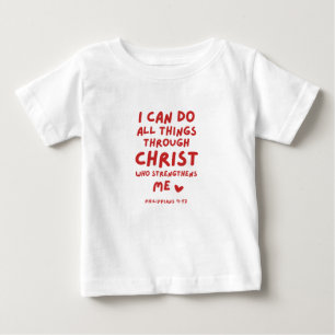 Ich kann alles, was Philippinen tun 4:13 Baby T-shirt