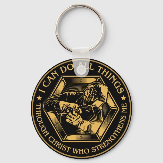 Ich kann alles Welder machen. Schlüsselanhänger (Vorderseite)