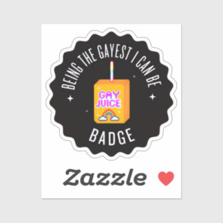 Ich kann als Gayest sein Aufkleber