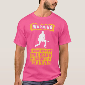 Ich kann anfangen, über Gitarre acoustic Gitarre z T-Shirt