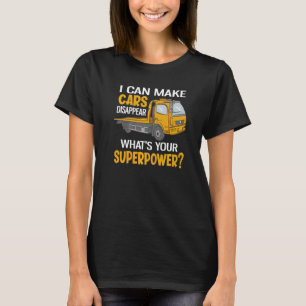 Ich kann Autos verschwinden lassen Lustiger Abschl T-Shirt