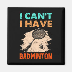 Ich kann Badminton Racket Shuttle nicht haben Magnet