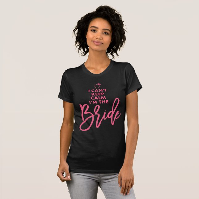 Ich kann Calm im Bride Pink Behalten T-Shirt (Vorne ganz)