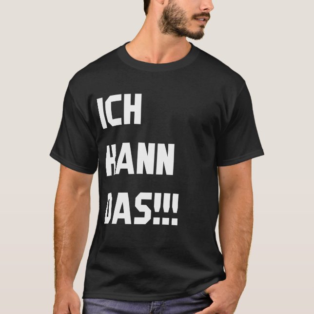 Ich kann das T-Shirt (Vorderseite)