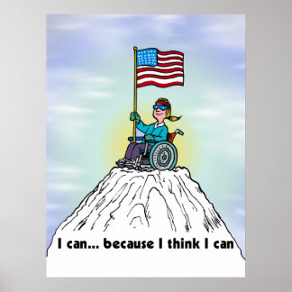 Ich kann das, weil ich glaube, ich kann poster