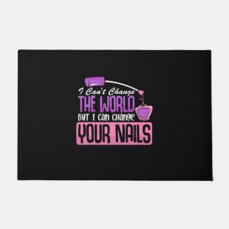 Ich kann deine Nägel ändern Fußmatte