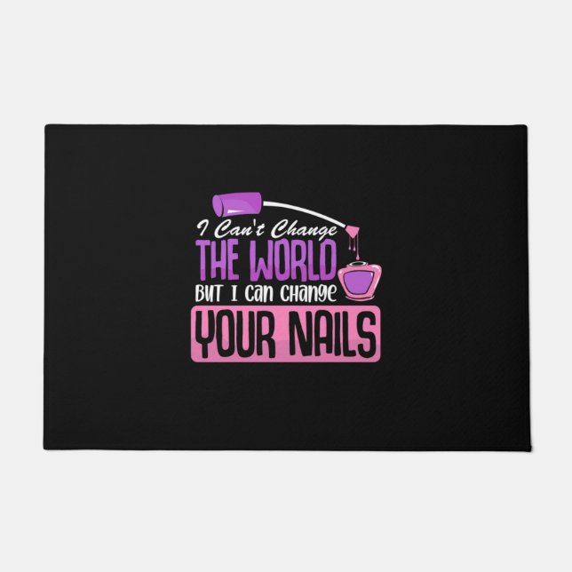 Ich kann deine Nägel ändern Fußmatte (Vorderseite)