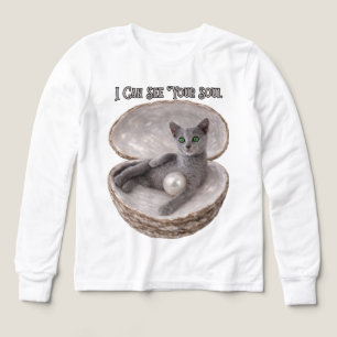Ich kann deine Seele sehen Lustiges Russian Blue K