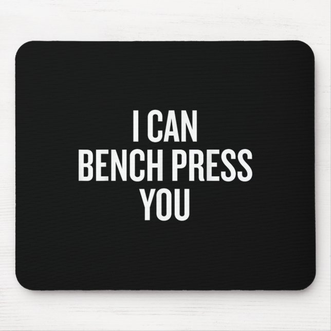 Ich kann dich benehmen mousepad (Vorne)