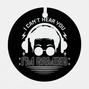 Ich kann dich nicht hören, dass ich überall mit lu ornament aus metall