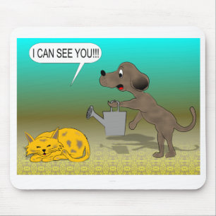 Ich kann dich sehen mousepad