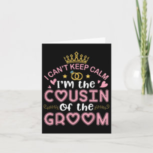 Ich kann die Ruhe im Cousin des Groom Husban Behal Karte
