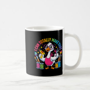 Ich kann diese lustige Bastelgans für D total mach Kaffeetasse