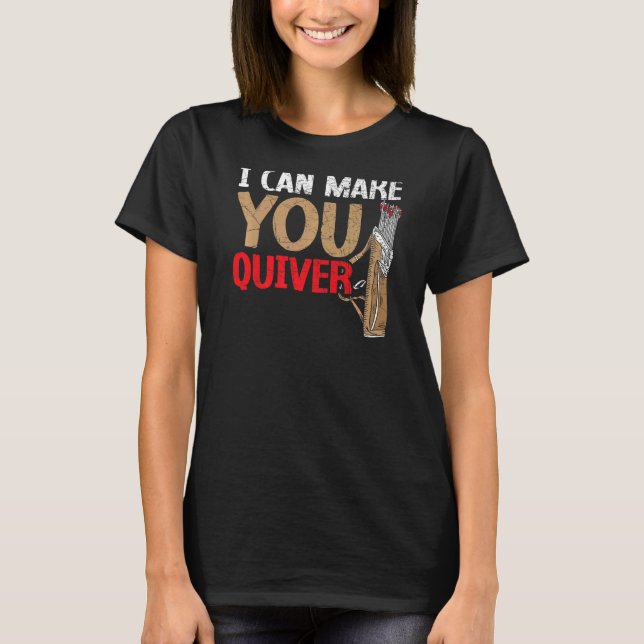Ich kann dir die Bogenschießen der Bow-Arrow-Arrow T-Shirt (Vorderseite)