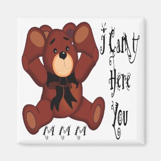 Ich kann dir keinen Teddybär hören Magnet