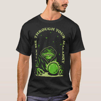 Ich kann durch Ihren Quatsch-Frosch-Zauberer hindu T-Shirt