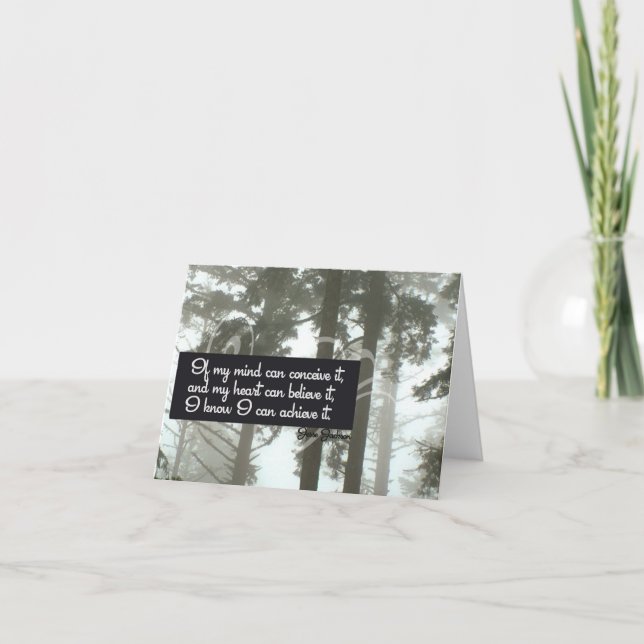 Ich kann eine Motivierend Karte erhalten (Vorderseite)