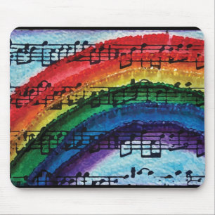 Ich kann einen Regenbogen singen Mousepad