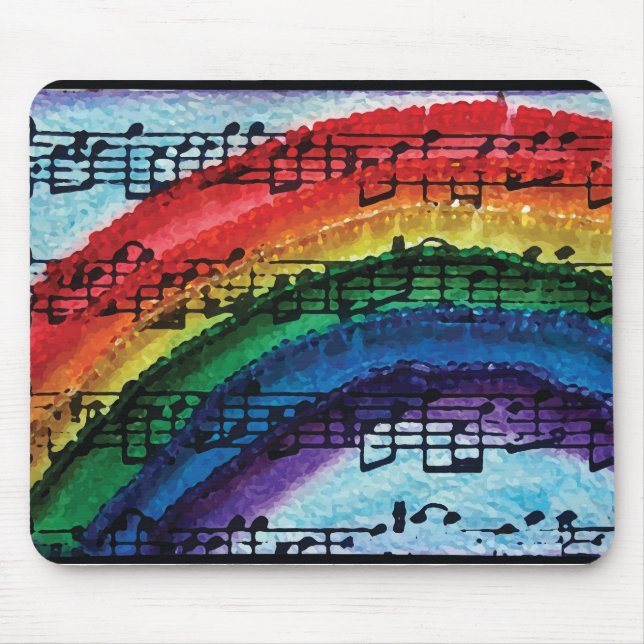Ich kann einen Regenbogen singen Mousepad (Vorne)