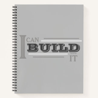 Ich kann es bauen (Grau) Planer/ Notizbuch