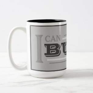 Ich kann es bauen Kaffeetasse (Grau)