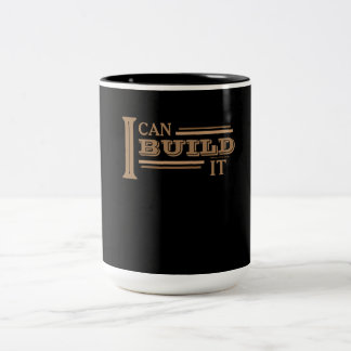 Ich kann es bauen Kaffeetasse (Schwarz)