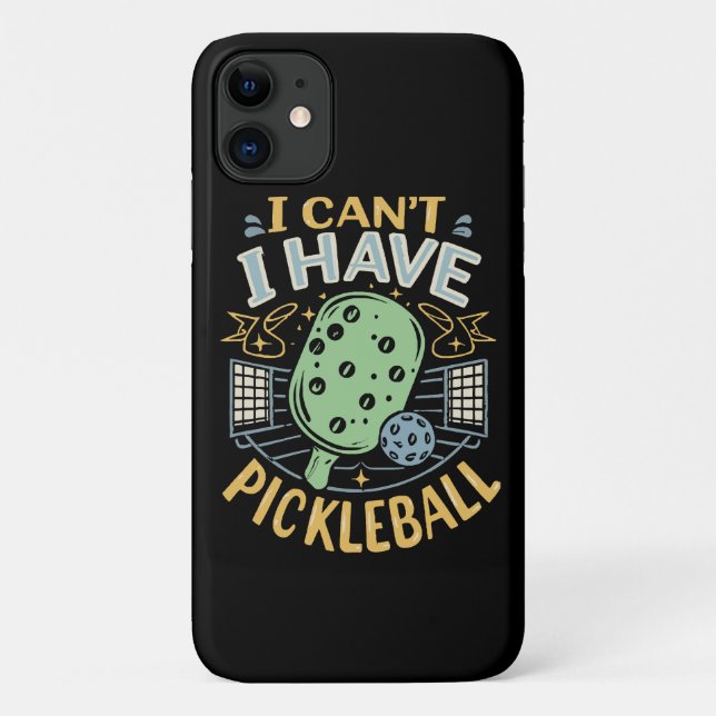 Ich kann es nicht haben Pickleball Case-Mate iPhone Hülle (Rückseite)